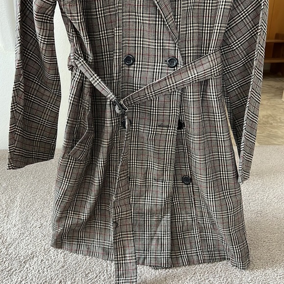 Brand New Nic & Jo Plaid Women’s Coat Medium Size - Picture 3 of 8